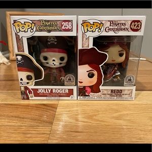 Funko Pop Redd and Jolly Roger